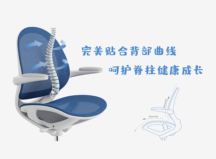 端正坐姿，呵護(hù)脊柱